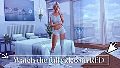 In Sims 4, Lustful Futanari Stepmom Seduces Straight Daughter