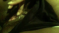 she explores her wet pussy alone, leading to intense squirting