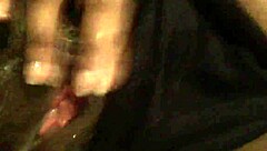 she explores her wet pussy alone, leading to intense squirting