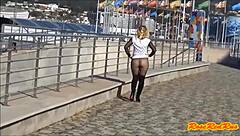 Public display of beauty in Olimpic park Sochi 2014