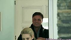 Wow, petite classy beauty rides cock on floor like a pro! Can you handle her?