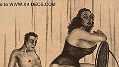 Vintage Erotic Drawings Featuring Antique Retro Hentai Cartoon Anime Comic Characters In Sensual Poses