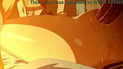 Big tits and a big cock in anime porn tube