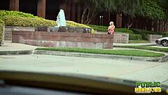 odette delacroix gives public handjob audition in the park