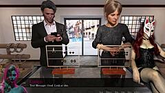 Sin Heels 3: Public Masturbation Scene