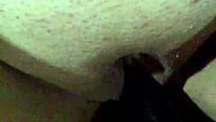 i masturbate with black dildo while bound and masked with face cover