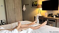 Public cock flash with hotel maid leads to wild scene