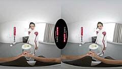 realitylovers vr featuring a latex android in various positions