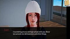 3D animated ecchi adventure with a red-haired heroine