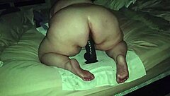 big woman using big dildo