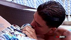 fucking the naughty young guy's ass with big cock