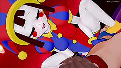 Pomni Wants Sex Again in Doggystyle Hentai Cartoon