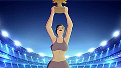 The magic mouse makes her cum!