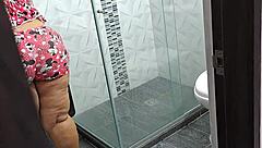 Masturbating While Watching Beautiful Stepmother's Big Ass In Spanish Scene