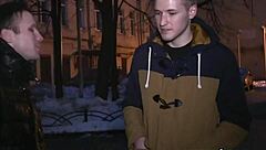 Broke dude lets buddy fuck ex-girlfriend for cash?