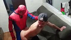 troca troca gay com fantasia de halloween