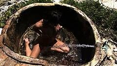 Melisa Masturbates To Orgasm In Mexico With Shaved Pussy And Wet Ass