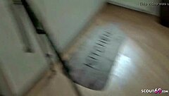 German scout discovers teen bonnie in spontaneous casting session and gets fucked