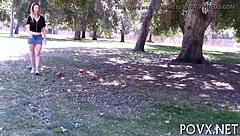 Petite Teen Slut Chrissy Saunders Gets Rough Pov Fucking And Oral