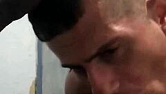 First time gay experience with a big black cock