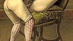 Vintage erotic illustration display