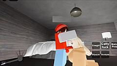 Banging the Roblox whore doggystyle on the floor