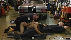 Is This Asian Boy's First Gay Fuck with the Police Going to Be Rough?