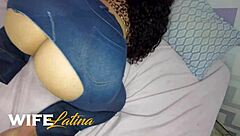 Hot Brazilian babe gets a rough missionary fuck and a facial finish