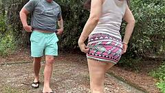 Dawnlayla's daring public park escapade: big tits and deep blow job
