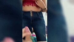 Mexican Brunette Fucks Tall White Neighbor's Big Cock