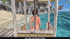 3D animated porn video of girl in sexy poses