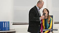 Zoey Monroe and Jayden Cole Engage in Lesbian Fucking. Cunilingus in Restaurant Bathroom