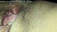 Close-up anal and squirt of juicy latina