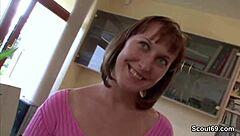 Redhead Mom Seduced To Fuck On Sex Tape By Stranger