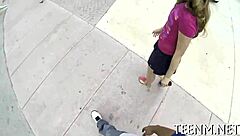 babe courtney loxx engulfs rod for cash