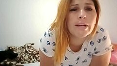 Slut guides toy in tight ass