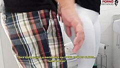 grabbed the maid's tits and ass today, she's a hot latina brunette with tan lines