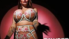 Joslyn James' big ass twerks and gets fucked hard on stage