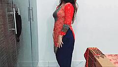 Pakistani girl performs nude striptease dance on live video call for client