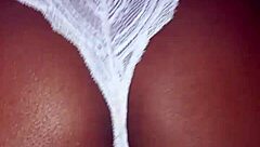 Christmas Night, Wife At Work, Stepdaughter Sleeps In Panties On Sofa, I Jerk Off