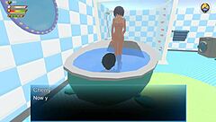 Femdom university cherry bathroom scene