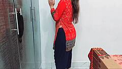 Pakistani girl performs nude striptease dance on live video call for client