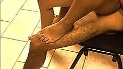 latina brunette sucks my big cock then rides it hard with her ass