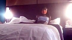 Latino Sucks Black Shemale's Monster Cock!