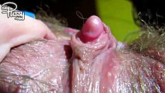 big clit in close up view