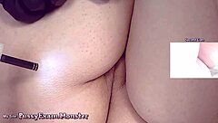 Pussy exam with speculum on camshow November 18