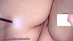 Pussy exam with speculum on camshow November 18