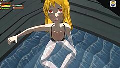 Femdom Vampire in Whirlpool POV Piss Scene