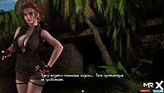 Nadia's anal beads playtime in anime porn