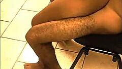 latina brunette sucks my big cock then rides it hard with her ass